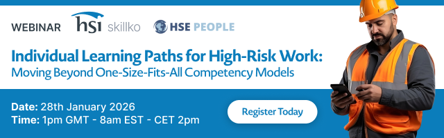 Webinar: Individual Learning Paths for High-Risk Work